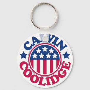 Us-president Calvin Coolidge Nyckelring