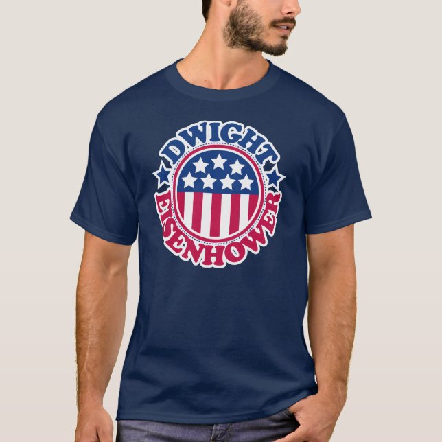 Us-president Dwight Eisenhower T-shirt (Framsida)