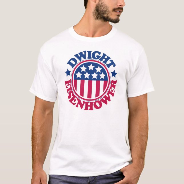 Us-president Dwight Eisenhower T-shirt (Framsida)