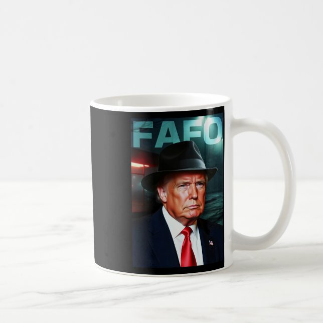 Us President Fafo, Fafo Us President 2025 Med Hatt Kaffemugg (Höger)