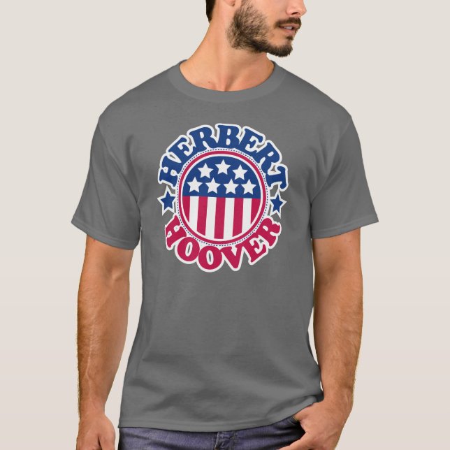 Us-president Herbert Hoover Tee (Framsida)