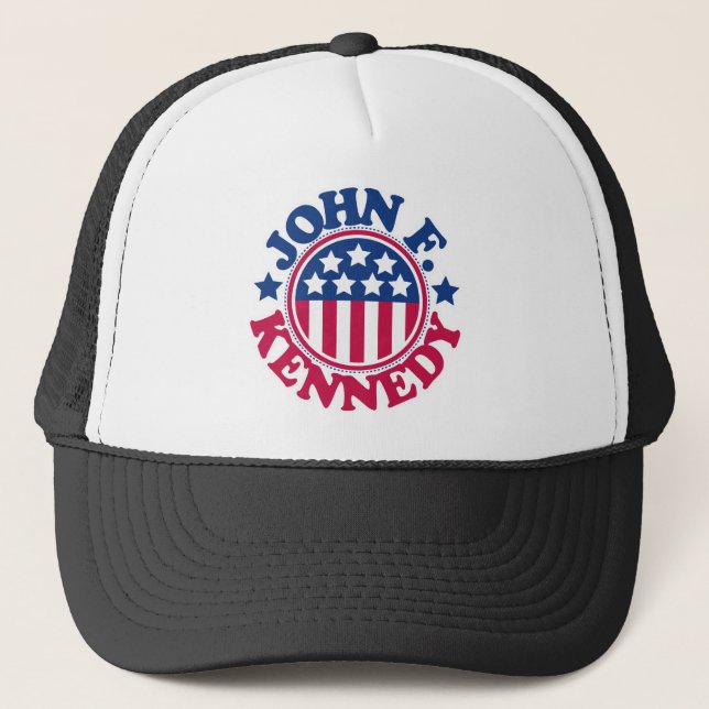 Us-president John F. Kennedy Truckerkeps (Framsida)