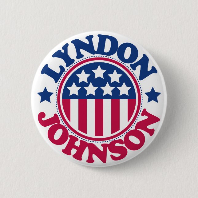 Us-president Lyndon Johnson Knapp (Framsida)
