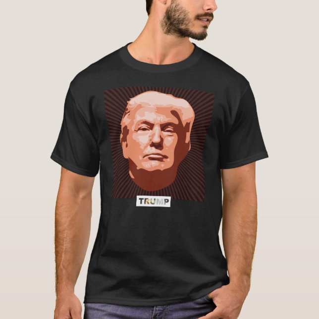 Us-presidentDonald Trump T-tröja T-shirt (Framsida)