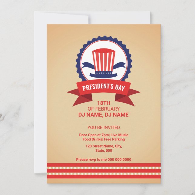Us Presidents Day Flyer Mall (Framsida)