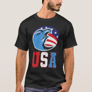 US Pride American Eagle Independence day 4:e J T Shirt
