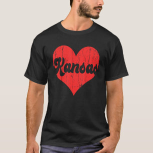 US Proud Citizen America Statlig flagga Heart Kärl T Shirt