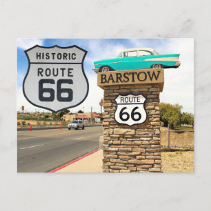 US Route 66 Resevykort Vykort