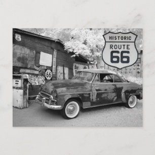 US Route 66 Resevykort Vykort