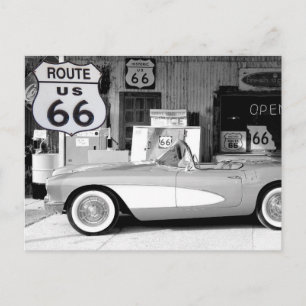 US Route 66 Resevykort Vykort
