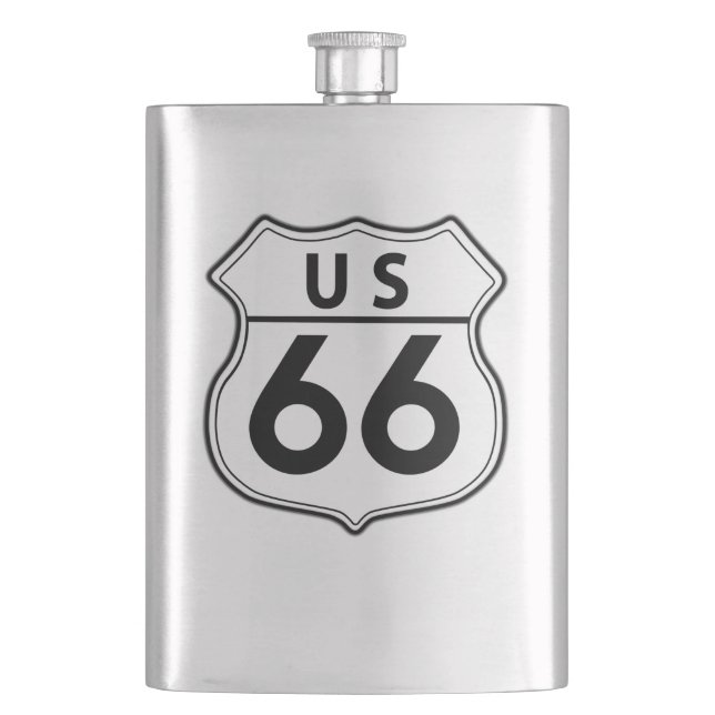 US Route 66 Steel Liquor Classic-kolv Fickplunta (Framsidan)