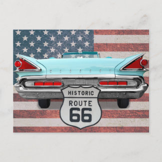 US Route 66 Travel Postcard Vykort