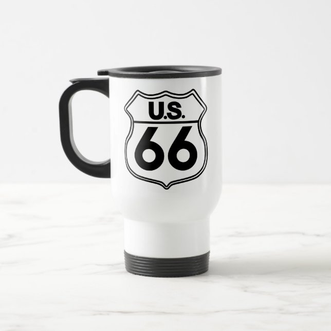 US Route 66 White Resemugg (Vänster)