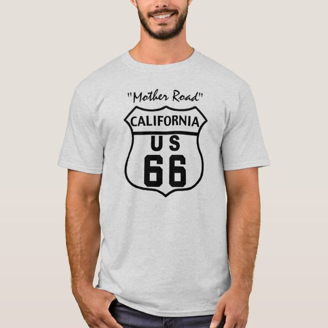 US-RUTT 66 - KALIFORNIEN T-SHIRT (Framsida)