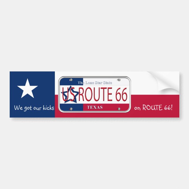 US-RUTT 66 TEXAS BILDEKAL (Framsidan)