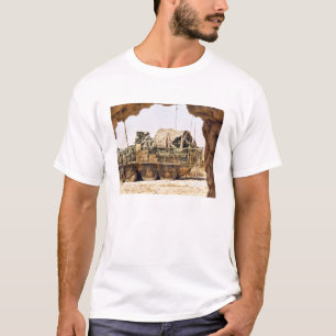 Us-soldater förar en stridpatrull i Afghanis Tee Shirt