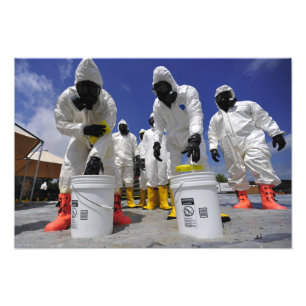 US Soldiers från den 457:e kemiska bataljonen Fototryck