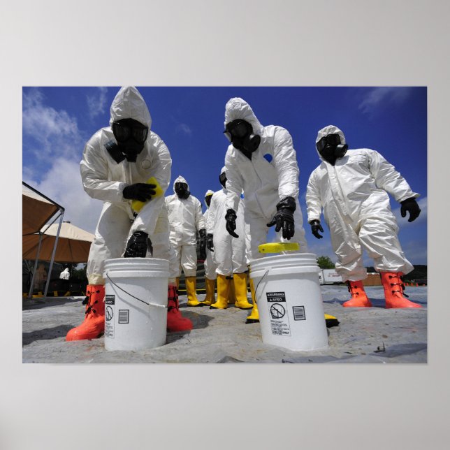 US Soldiers från den 457:e kemiska bataljonen Poster (Framsidan)