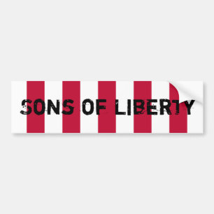 US_Sons_OfLiberty_9Stripes_Flag Sons av frihet Bildekal
