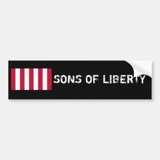 US_Sons_OfLiberty_9Stripes_Flag SONS AV FRIHET Bildekal