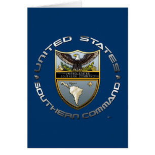 US Southern Command Hälsningskort