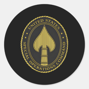 US Speciell Forces Us Socom Seal Runt Klistermärke
