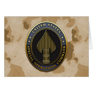 US Speciell Operations Command Hälsningskort
