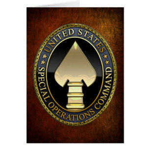 US Speciell Operations Command Hälsningskort
