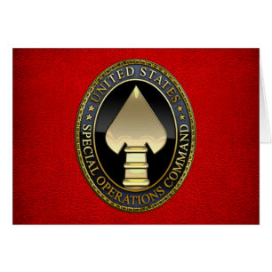 US Speciell Operations Command Hälsningskort