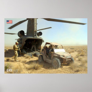US SPECIELLA OPERATIONER FORDON - LT-ATV POSTER