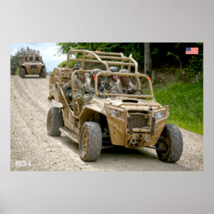 US SPECIELLA OPERATIONER FORDON - MRZR-4 POSTER