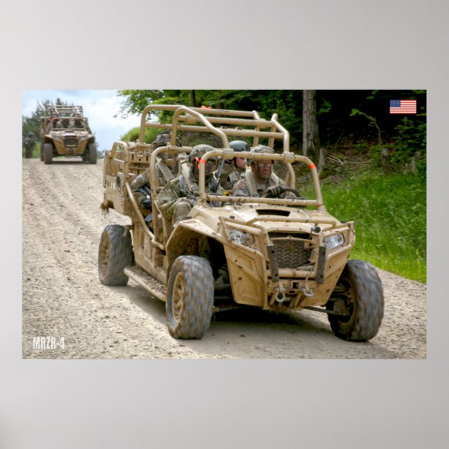 US SPECIELLA OPERATIONER FORDON - MRZR-4 POSTER (Framsidan)