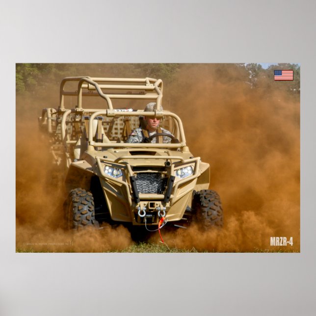 US SPECIELLA OPERATIONER FORDON - MRZR-4 POSTER (Framsidan)