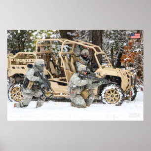 US SPECIELLA OPERATIONER FORDON - MRZR-4 POSTER