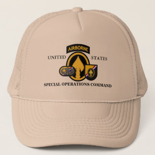 US SPECIELLARE OPERATIONER KOMMANDO HAT TRUCKERKEPS