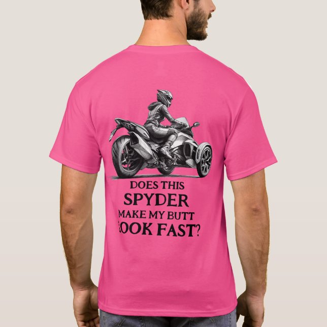 US Spyder Ryders - Butt look Fast T Shirt (Baksida)