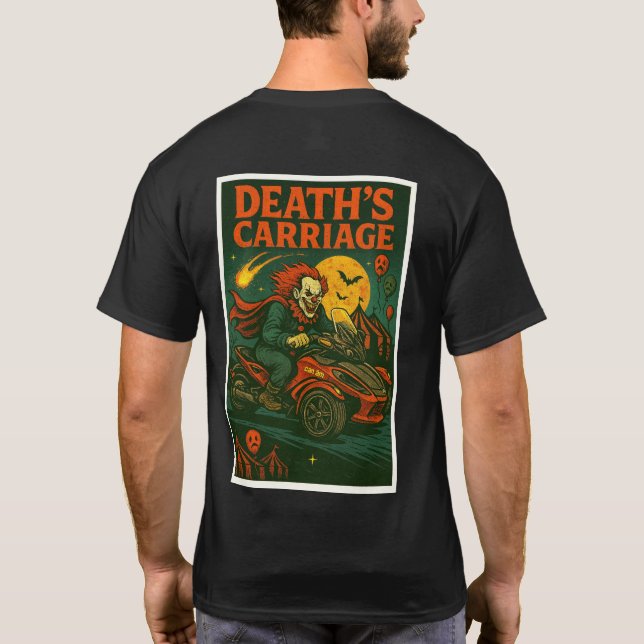 US Spyder Ryders - Dödens vagn T Shirt (Baksida)