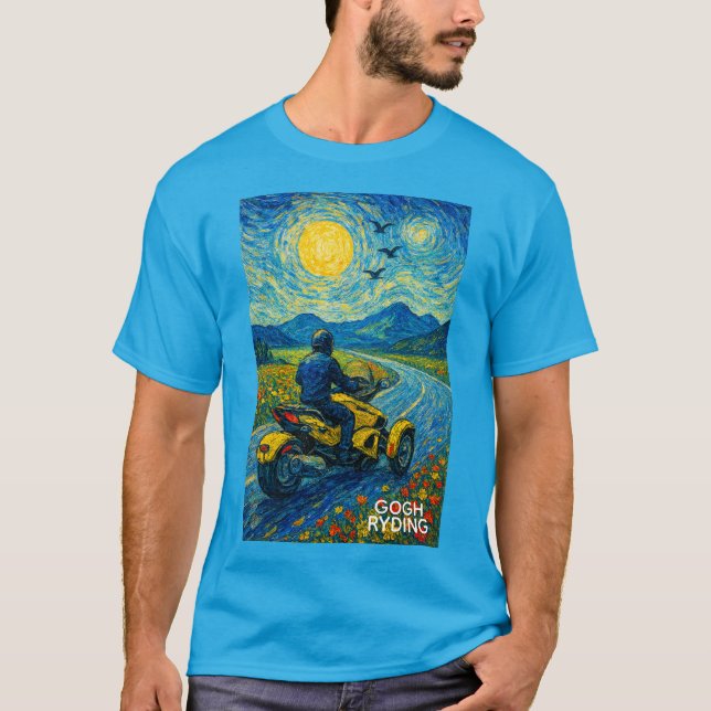 US Spyder Ryders - Gogh Ryde 01 T Shirt (Framsida)