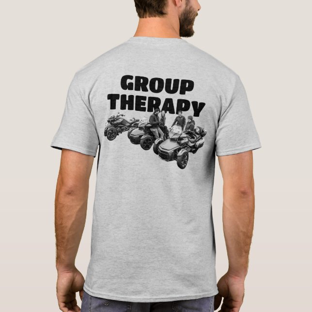 US Spyder Ryders - Group Therapy T Shirt (Baksida)