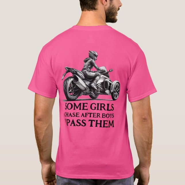US Spyder Ryders - jag skickar dem T Shirt (Baksida)