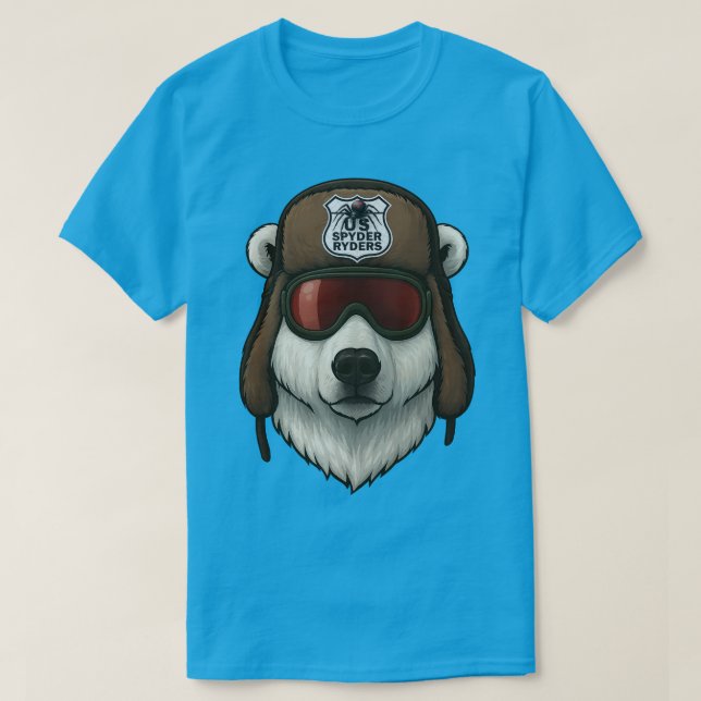 US Spyder Ryders - Polar Bear4 T Shirt (Design framsida)