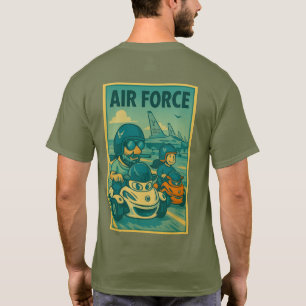 US Spyder Ryders - Poster Go Airforce T Shirt
