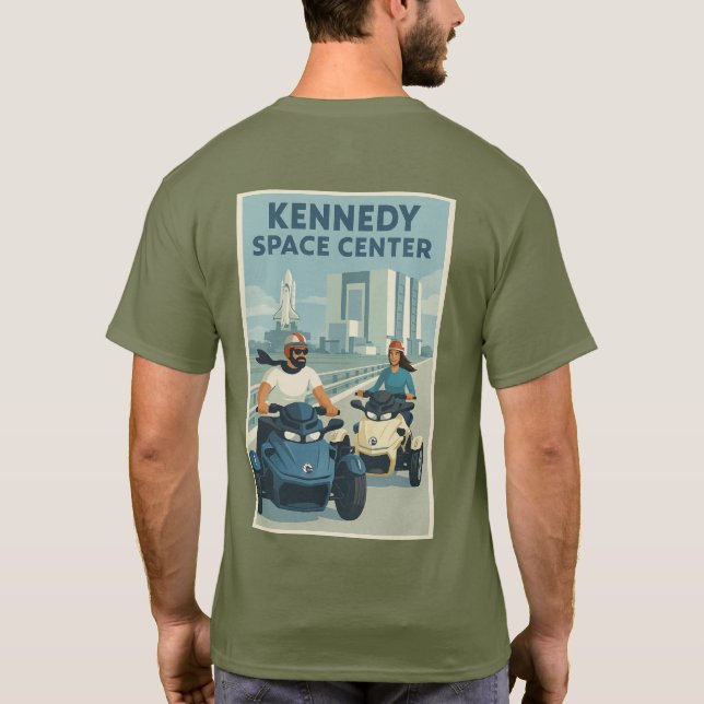 US Spyder Ryders - Poster Ride KSC T Shirt (Baksida)