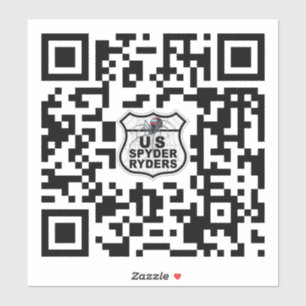 US Spyder Ryders - QR-kod vinyldekal Klistermärken