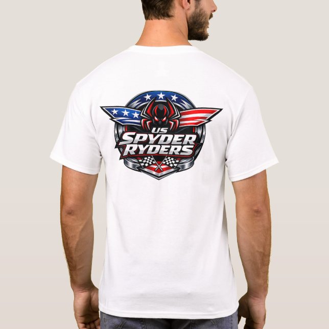 US Spyder Ryders - RWB 2s T Shirt (Baksida)