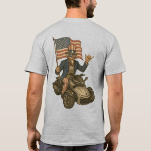 US Spyder Ryders - Spyder farbror Sam Flagga 2S T Shirt