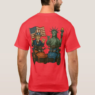 US Spyder Ryders - Spyder farbror Sam & Liberty 2S T Shirt