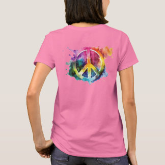 US Spyder Ryders - tillbaka Fredsteckenet Symbol T Shirt