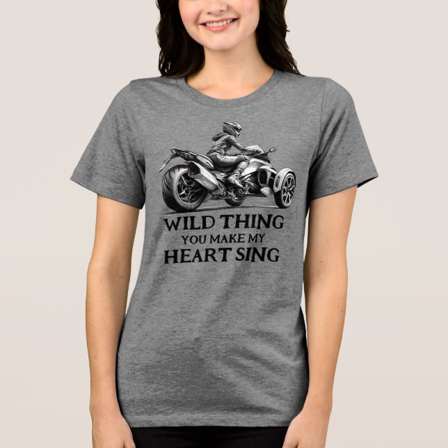 US Spyder Ryders - Wild Thing Fram T Shirt (Framsida)