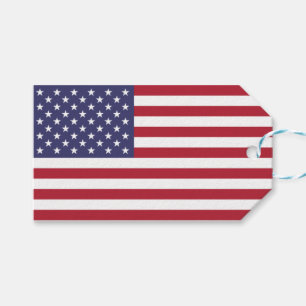 US STARS OCH STRIPES PRESENTETIKETT